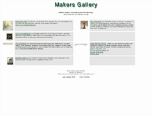 Tablet Screenshot of makersgallery.com